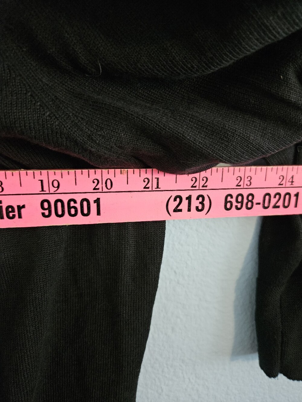 Coldwater Creek Black Button-Front Knit Cardigan - Picture 3 of 5